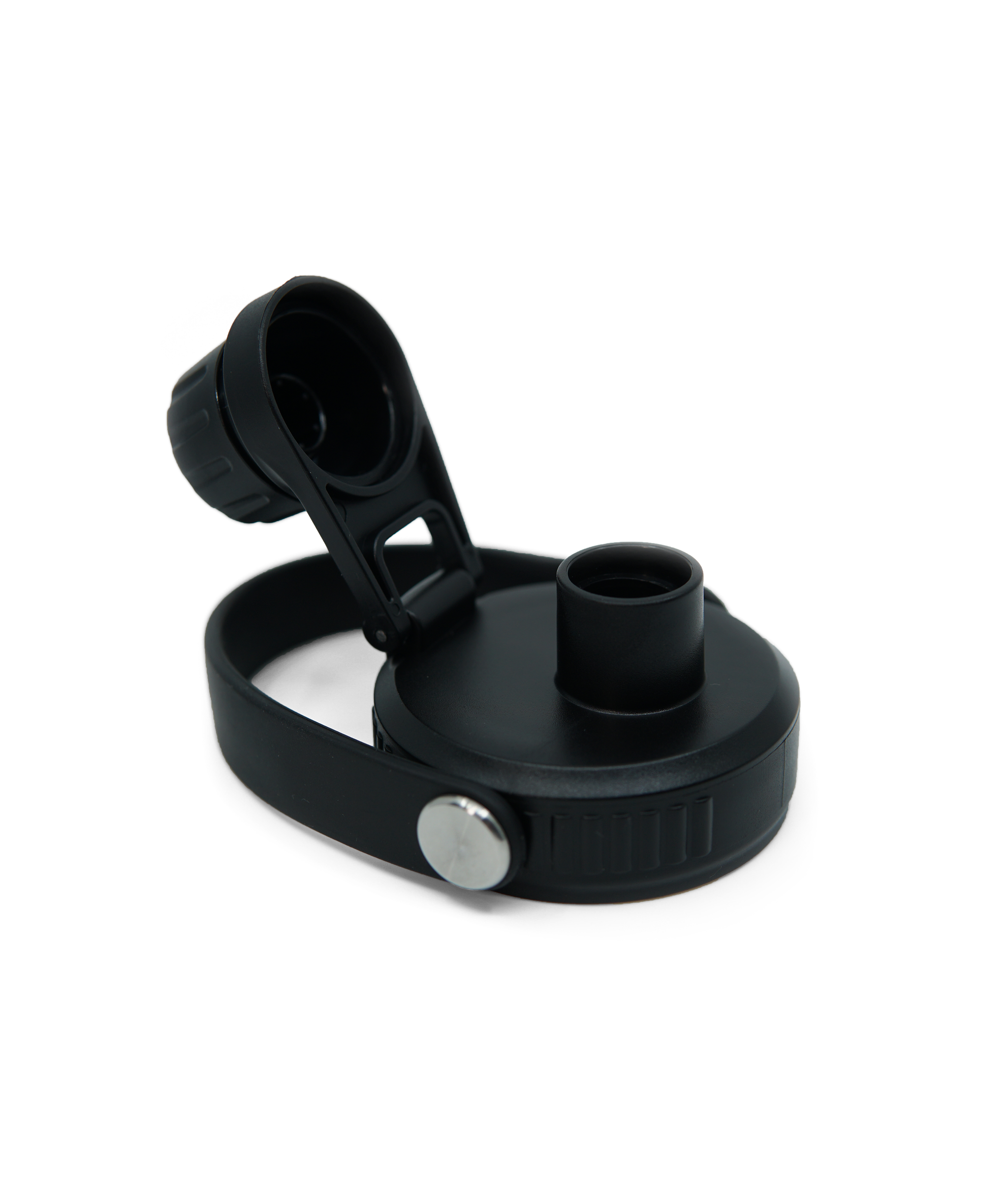 Hydro Lid – open spout bottle lid with twist-top opening, flow control spout, and secure handle loop.