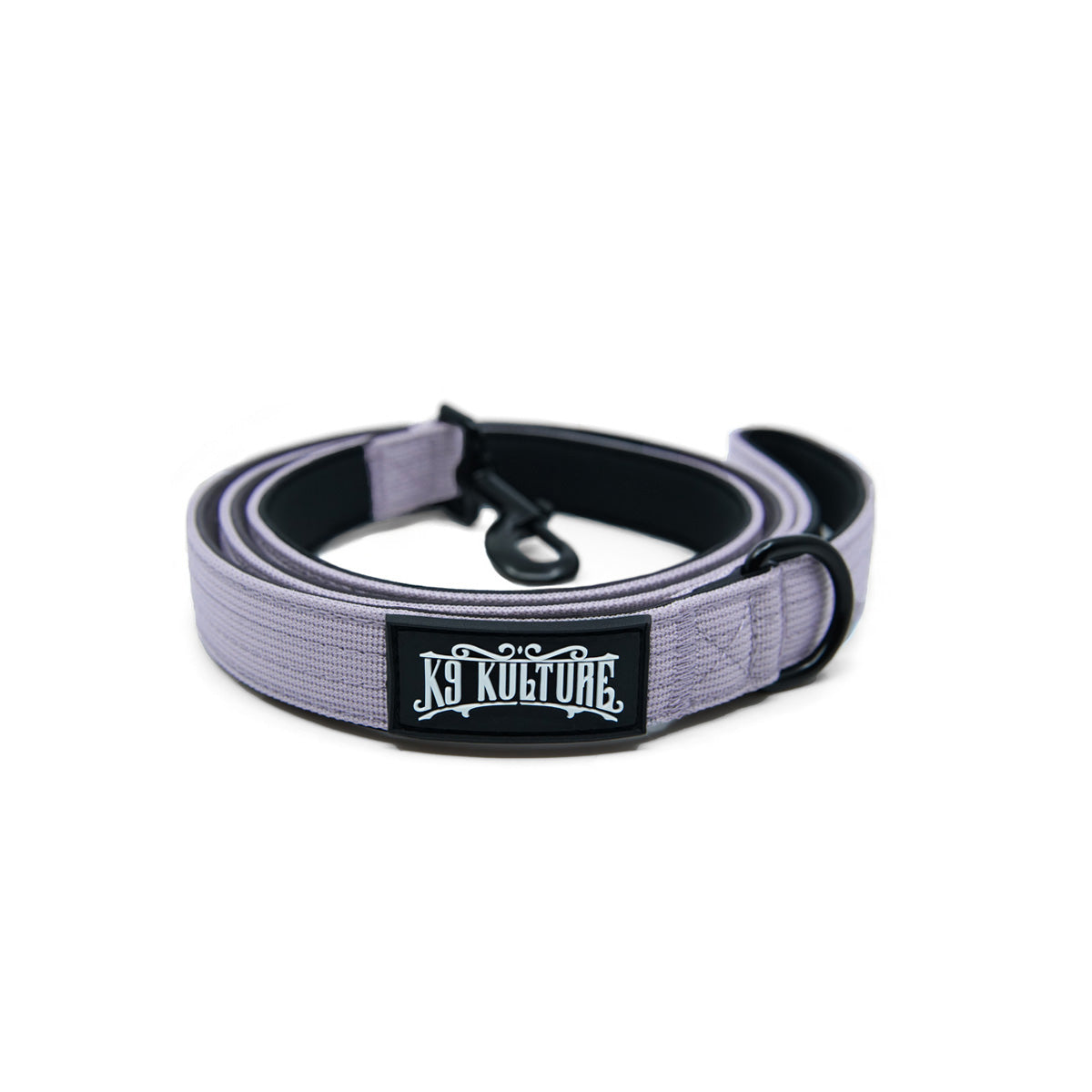 Simple Lead – Violet Purple, double-stitched nylon dog leash with 360º swivel clasp and D-ring attachment loop.